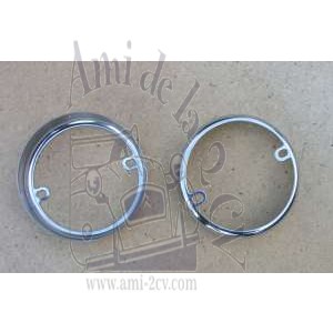 Paire d'enjoliveurs de clignotants 2cv Méhari