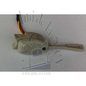 Commodo de clignotant gris clair 2cv Méhari HY