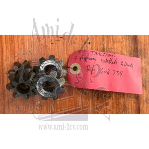 4 pignons de satellites 8 dents Traction 11cv