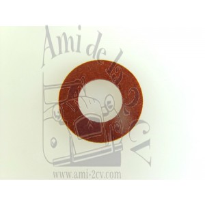 Rondelle en fibre d'écrou de fixation de couvre culasse Traction 11CV moteur Perfo et 15CV