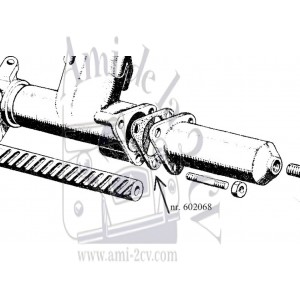Joint entre bouchon gauche et carter Traction 11 et 15cv