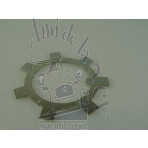 Plaque crênelée d'écrou de roulement intérieur de roue avant Traction 11cv