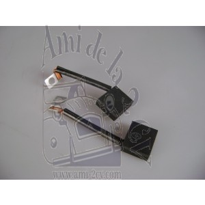 Jeu de charbons de dynamo Citroën pour Traction 11 et 15 CV