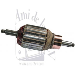 Induit complet Dynamo Citroën + collecteur 15cv