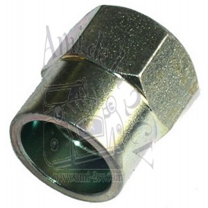 Ecrou en laiton de tube d'échappement sur collecteur Traction 11 et 15cv 