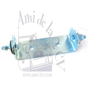 Equerre assemblée de fixation de tube sous caisse Traction 11CV