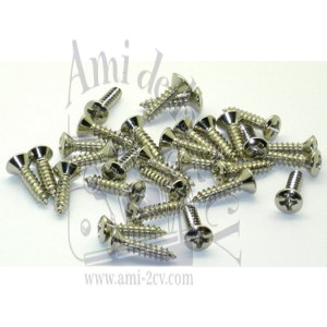 Vis parker d'encadrement de glace arrière et de custode l'unité pour Traction 11 et 15CV après Juillet 1952