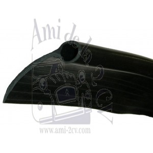 Jonc d'aile moleskine noire 7mm rouleau de  10 mètres Traction 11 et 15cv