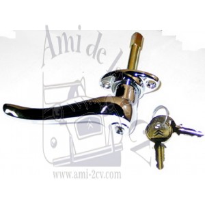 Poignée de porte extérieure avant droite avec verrou Traction 11 et 15CV