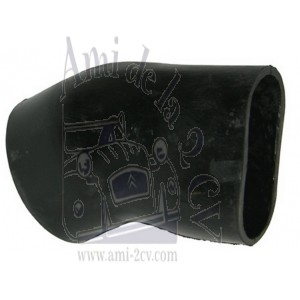 Durite de chauffage coudée inférieure côté tablier Traction 11 et 15cv