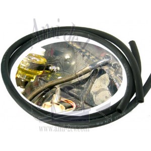 Tube en caoutchouc d'évacuation d'eau sur la baie de pare brise Traction 7 et 11CV 2 mètres