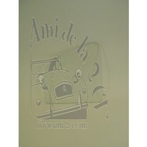 Verre de déflecteur avant gauche ou droit Traction 11 et 15cv