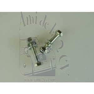 Jeu de vis de bras de capot moteur Traction 11 et 15cv