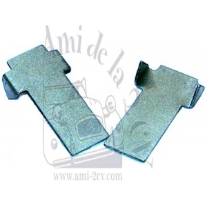 Jeu d'agrafes pour coulisses de glace ( pour les 4 portes ) Traction 11 et 15cv