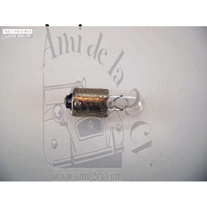 Ampoule 6 Volts 4 Watts pour feu de position et feu latéral Traction 11 et 15cv