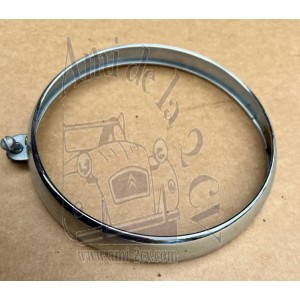 Cerclage de phare chromé Marchal Traction diamètre 160 mm