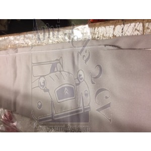 Ciel de toit en coton pour 11 et 15cv Commerciale  après 1952 sur commande  (délai entre 1 et 2 mois) livraison offerte en France continentale