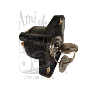 Contacteur à clé pour 2cv ancienne montage avec 2 vis