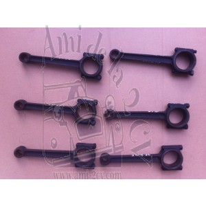 Ensemble de 6 bielles régulées diamètre 48 mm occasion Traction 15 / 6 + axes de pistons offerts