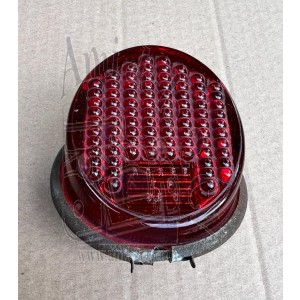 Feu rouge de plaque en verre Traction Avant TP 98V 