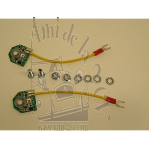 Jeu de led pour clignotants Axo orange Traction 11 et 15 cv