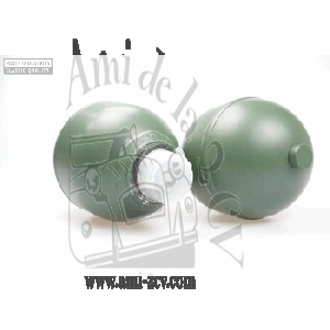Paire de sphères de suspension arrière DS LHM