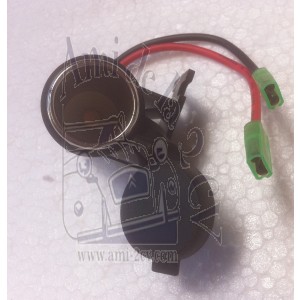 Prise type allume cigares avec support 12 volts permet le branchement du GPS ou du portable sur la 2cv et les autres anciennes 