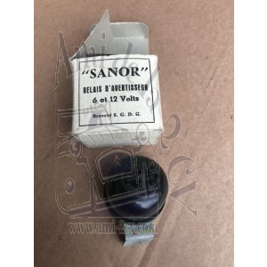 Relais d'avertisseur 6 ou 12 Volts Sanor pour Traction ou DS