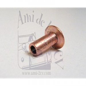 Rivet de fixation de mâchoires de freins Traction en acier cuivré
