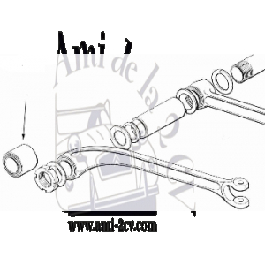 Silent bloc de triangle supérieur Traction 15cv