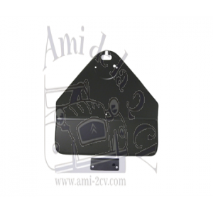 Support de plaque d'immatriculation arrière Traction 11 et 15CV avant Juillet 52