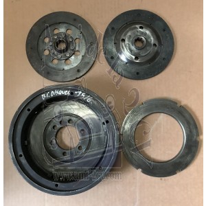 Volant bidisque  pour Traction 15/6 + 2 disques à regarnir pièces d'occasion
