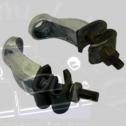 Paire de supports de feu antibrouillard en aluminium Traction 11 et 15cv