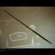 Baguette de capot chromée Traction