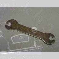 Clé de 3,5 - 4,5 mm, 2 CV pour des conduites de freins