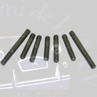 Jeu de 7 goujons de fixation de tubulure d'échappement Traction 11cv