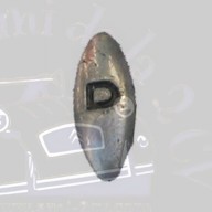 Bouton de tirette de démarreur ovale vertical pour Traction 11 et 15cv