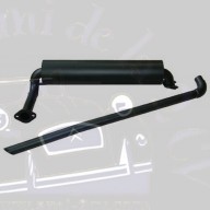 Pot d'échappement Traction avec tube de sortie Traction 11cv livraison offerte en France continentale