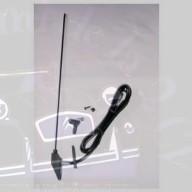 Antenne télescopique chromée