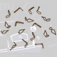 Jeu de 16  agrafes d'enjoliveur de jonc de calandre Traction 11 et 15cv