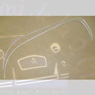 Jonc de calandre gauche + droit Traction 11cv B BN et 15cv 