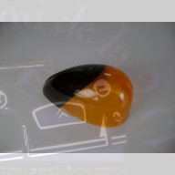 Cabochon de clignotant orange droit Traction 11 et 15CV après 1952
