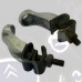 Paire de supports de feu antibrouillard en aluminium Traction 11 et 15cv
